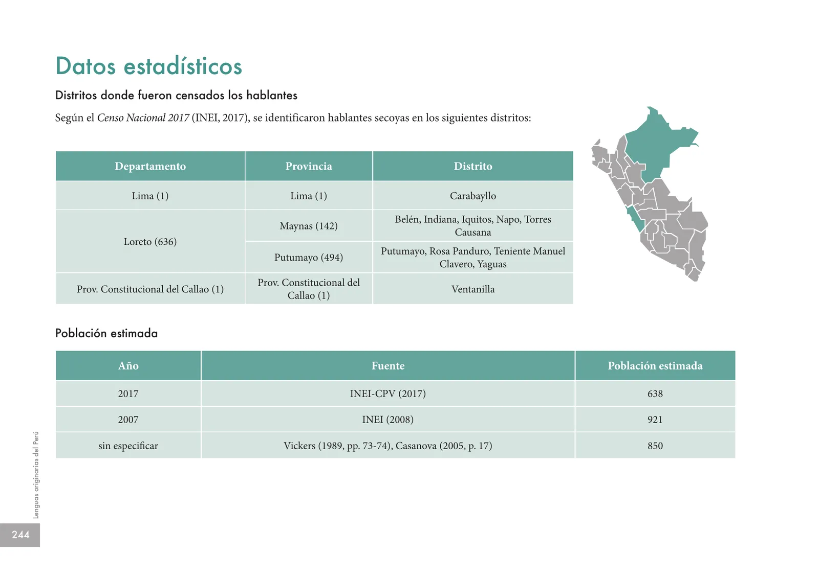 Página 246 de Lenguas originarias del Perú · 2018