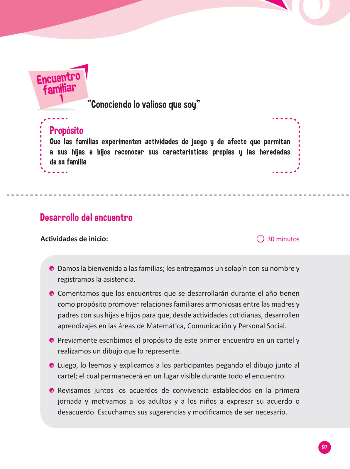 Miniatura página 99 de Guía para el trabajo docente con las familias del ciclo III de Primaria · 2016