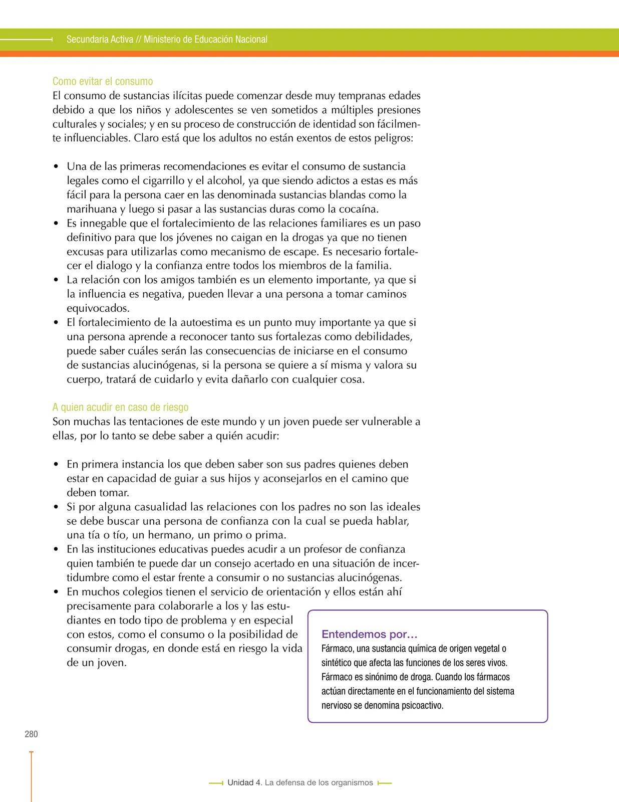 Página 280 de Ciencias Naturales 8° · Secundaria Activa