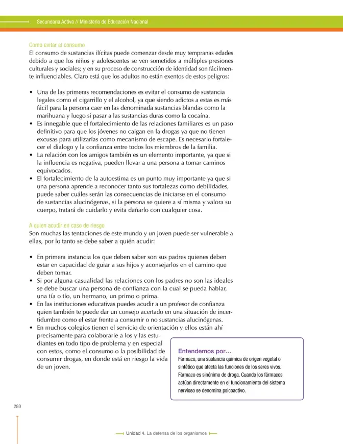Página 280 de Ciencias Naturales 8° · Secundaria Activa