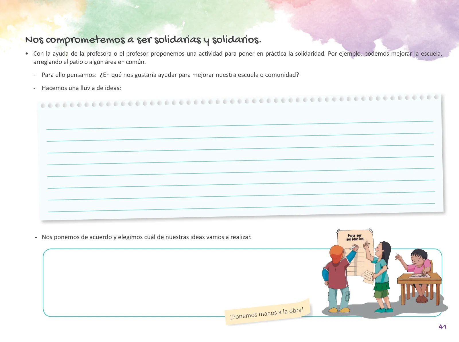 Miniatura página 43 de Cuadernillo de Tutoría Sexto Grado Educación Primaria 2019 · 2019