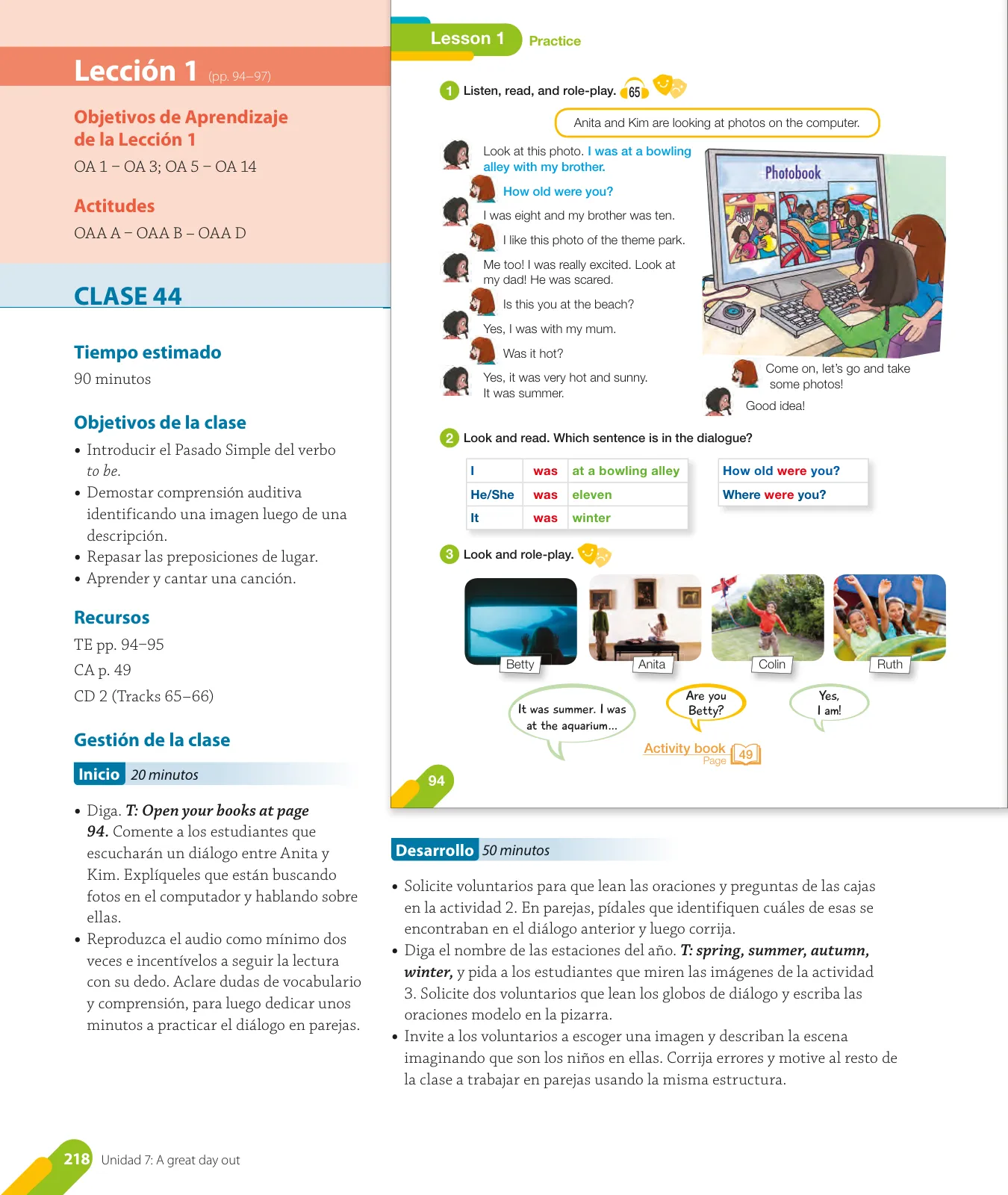 Página 82 de Inglés – Quinto Básico | Texto del Estudiante MINEDUC – Descargar PDF · 2024