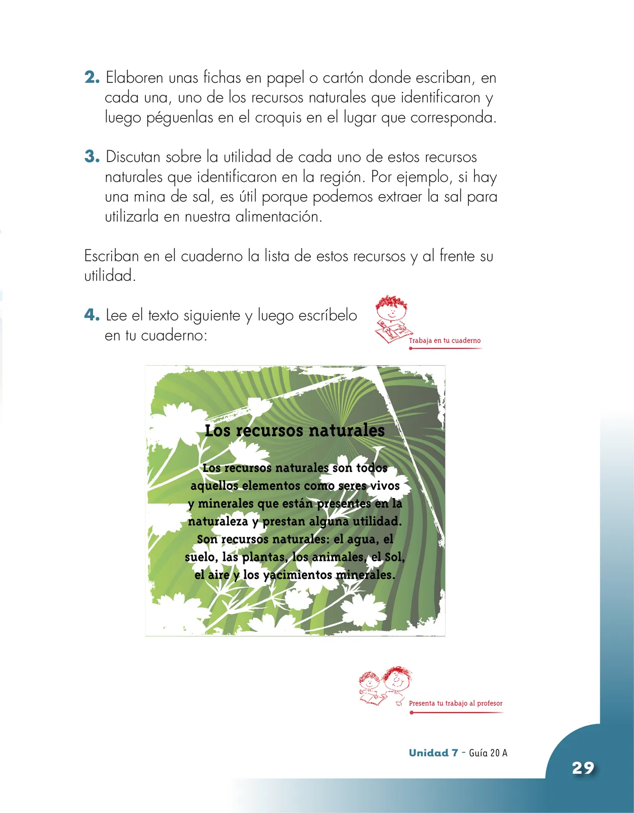 Miniatura página 29 de Ciencias Naturales 2° · Cartilla 03