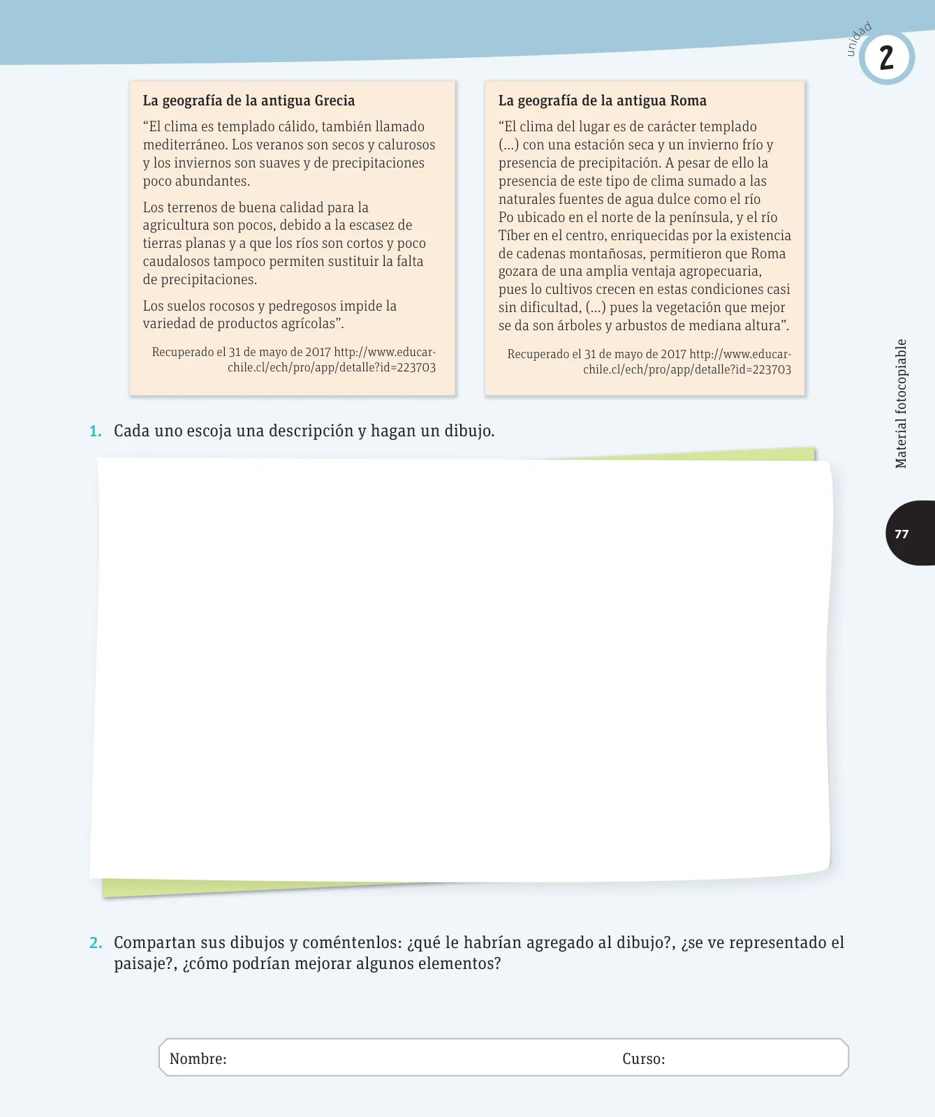 Miniatura página 148 de Historia, Geografía y Ciencias Sociales – Tercero Básico | Texto del Estudiante MINEDUC – Descargar PDF · 2024