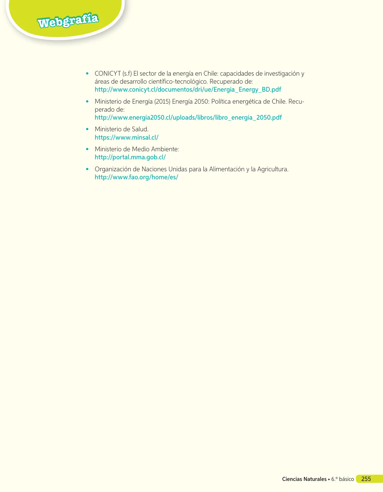 Página 206 de Libro de Ciencias Naturales – Quinto Básico | Texto del Estudiante MINEDUC – Descargar PDF · 2024