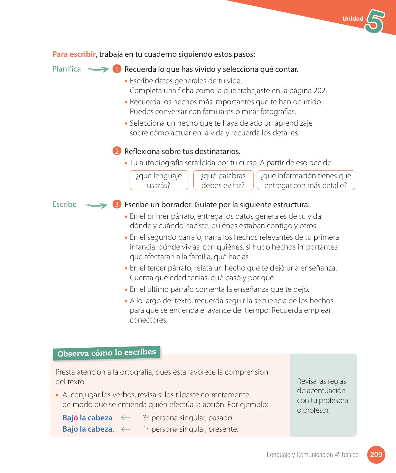 Miniatura página 211 de Lenguaje y Comunicación – Cuarto Básico | Texto del Estudiante MINEDUC – Descargar PDF · 2024