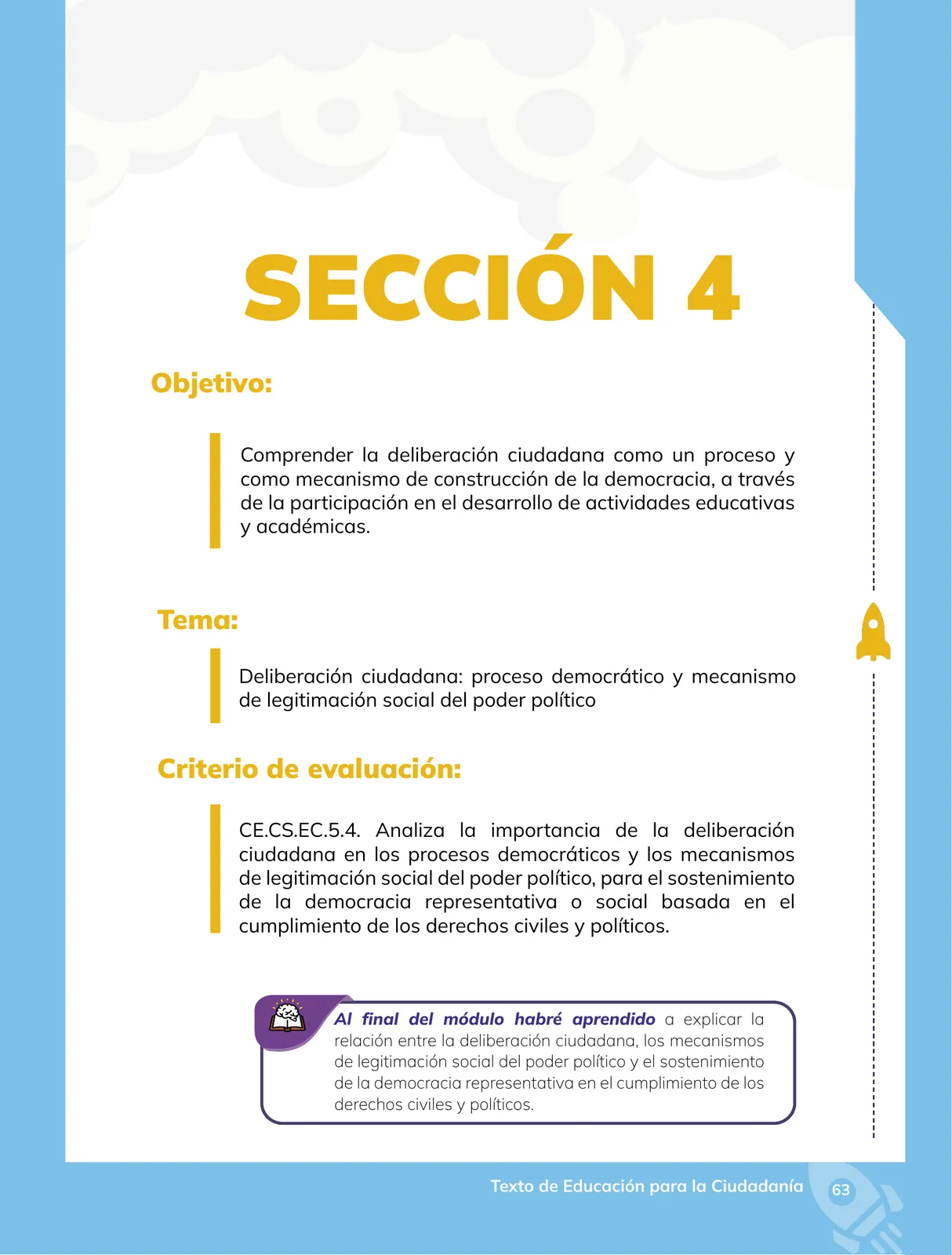 Miniatura página 64 de Educacion Ciudadania · 2do BGU · 2024