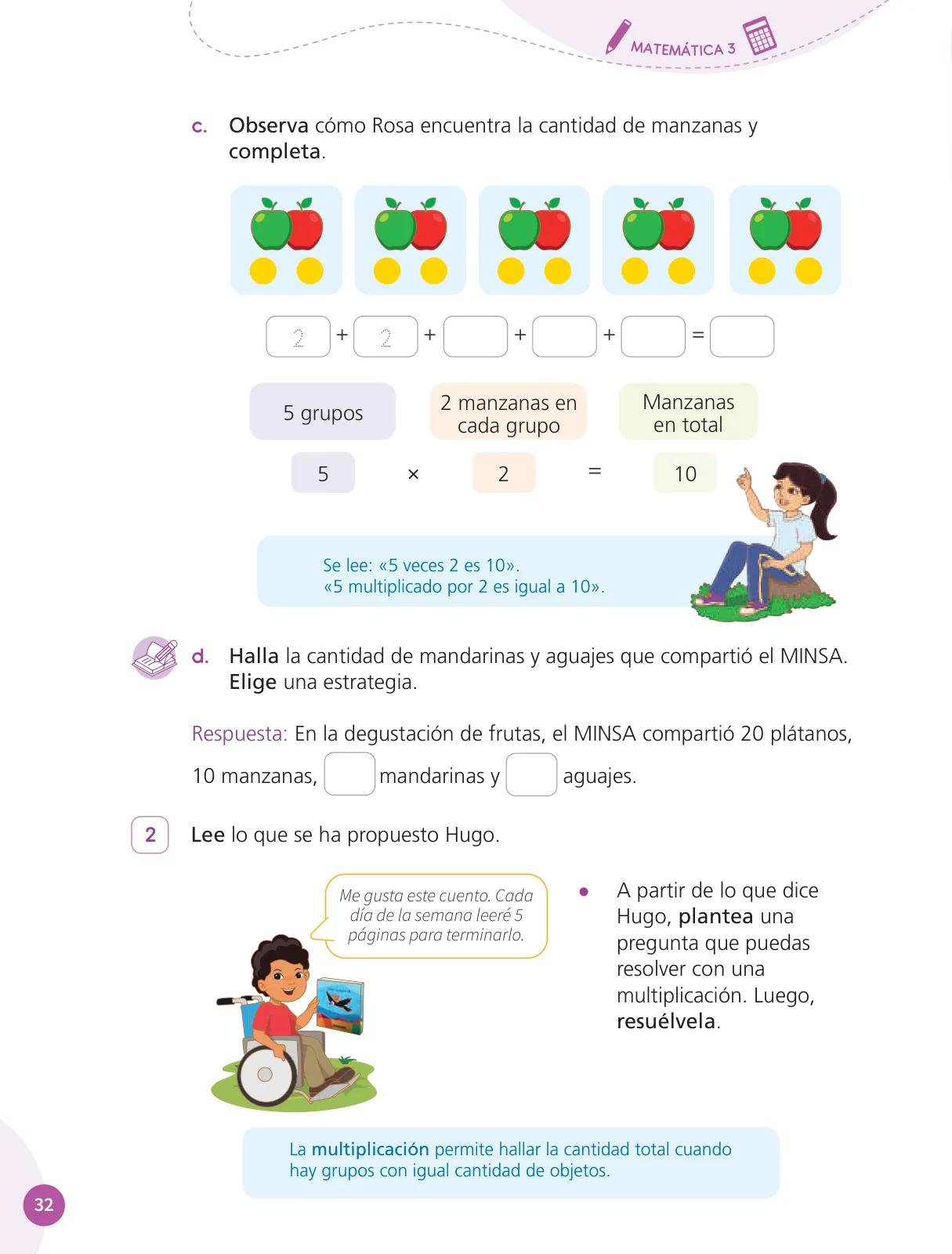 Miniatura página 34 de Cuadernillo de Matemática 3, tercer grado de Primaria · 2023