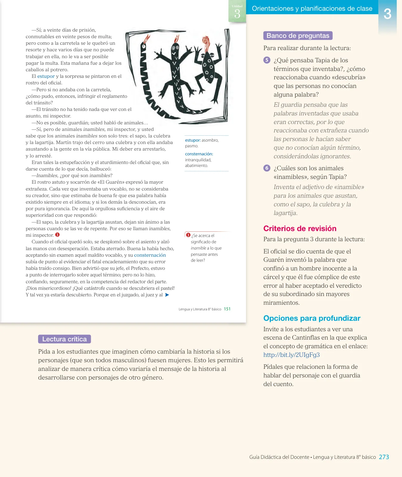 Miniatura página 45 de Lengua y Literatura – Octavo Básico | Texto del Estudiante MINEDUC – Descargar PDF · 2024