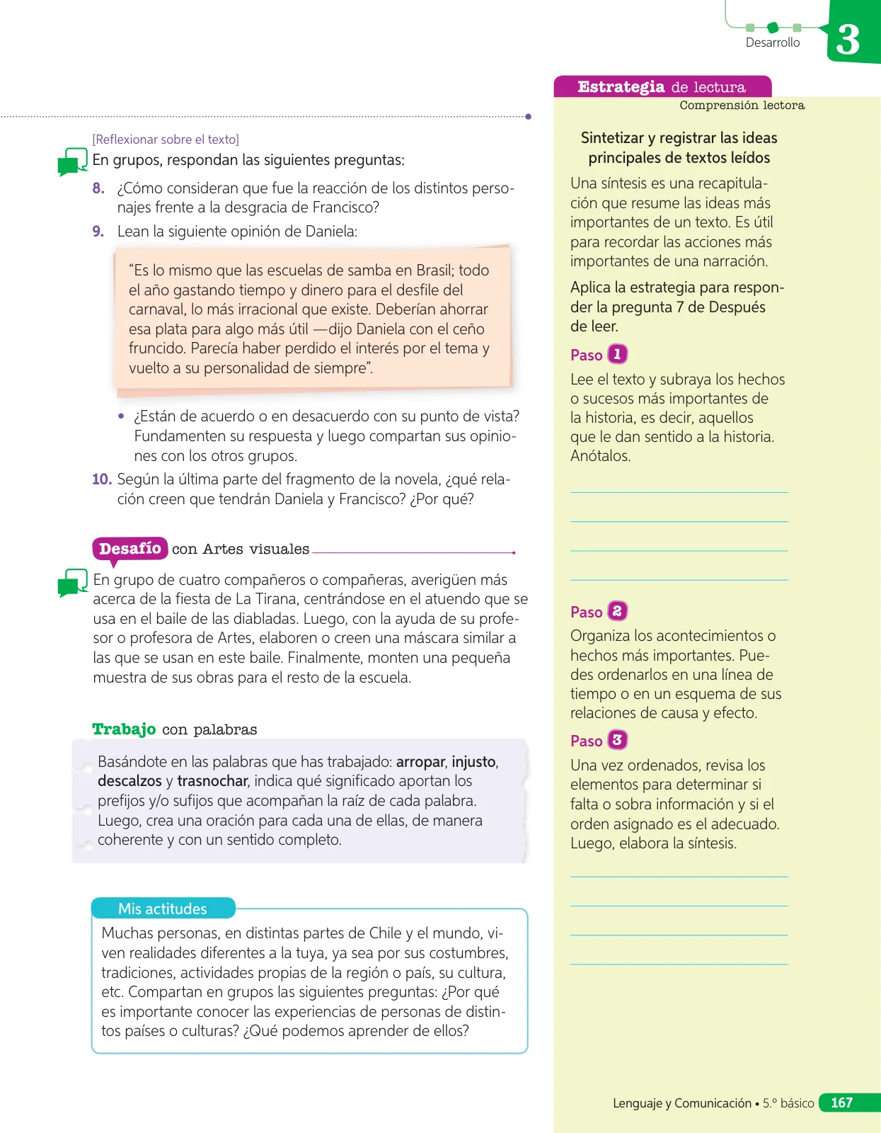 Miniatura página 74 de Lenguaje y Comunicación – Quinto Básico | Texto del Estudiante MINEDUC – Descargar PDF · 2024
