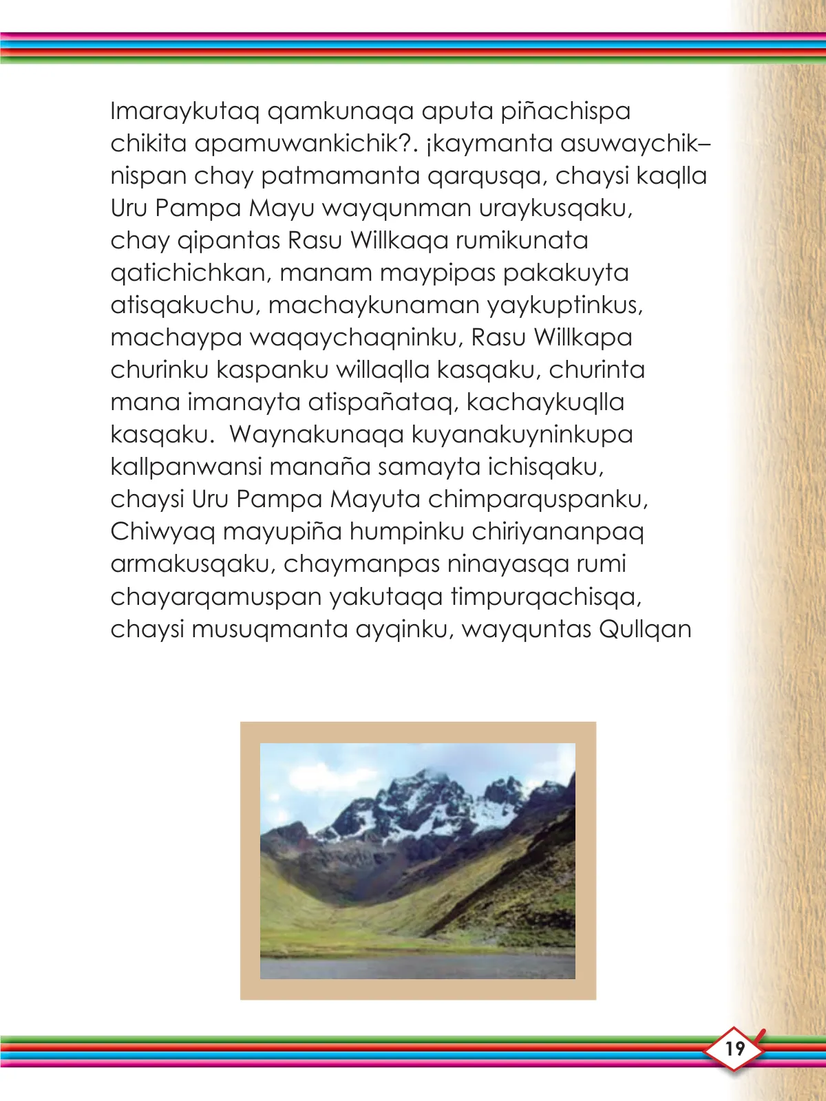 Página 21 de Willakuykuna maytu - Chanka Literatura 2 - 2° Secundaria - Quechua chanka · 2023