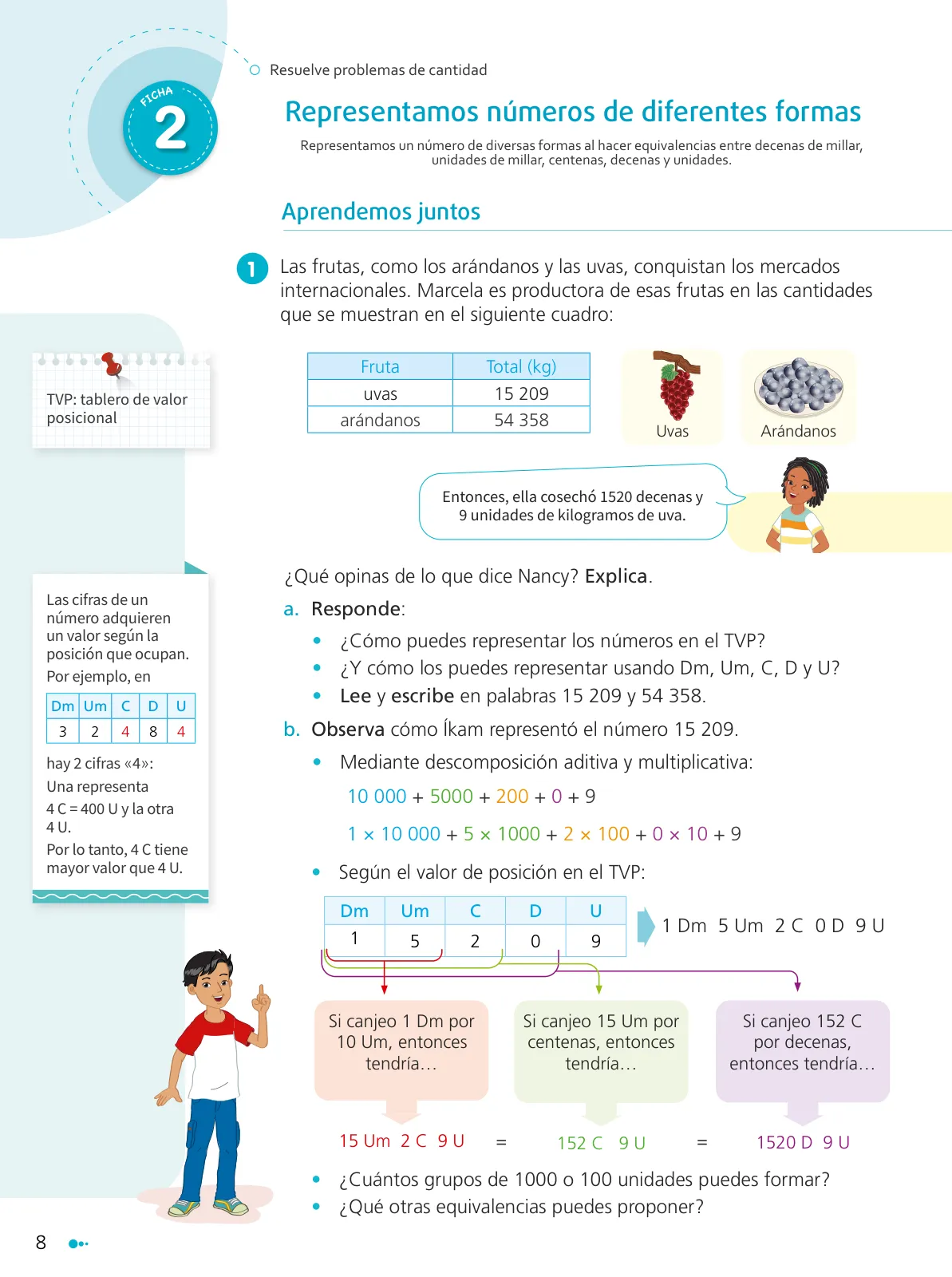 Miniatura página 10 de Texto de Matemática 5. Quinto grado de Primaria · 2024