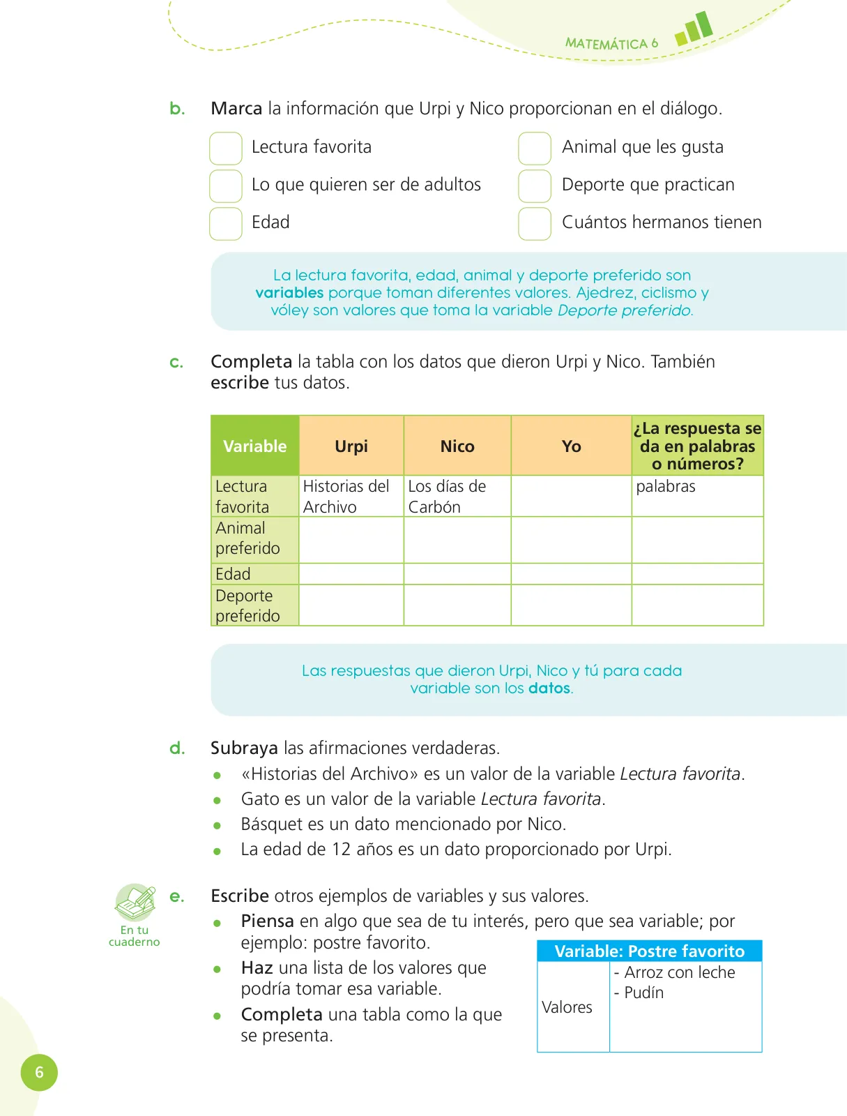 Miniatura página 8 de Cuadernillo de Matemática 6, sexto grado de Primaria ﻿ · 2023