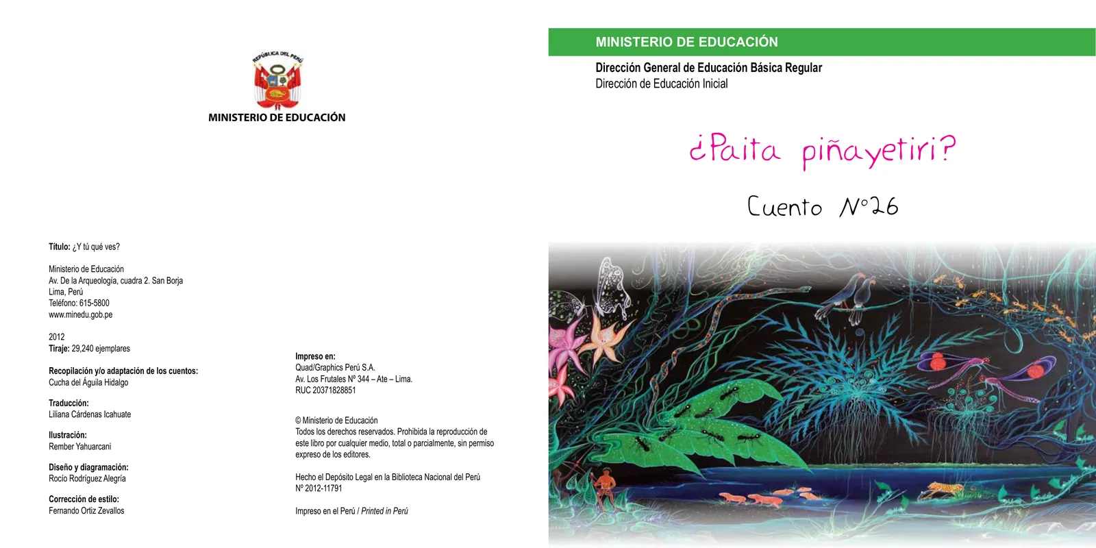 Página 3 de ¿Paita piñayetiri? Cuento No. 26 · 2012
