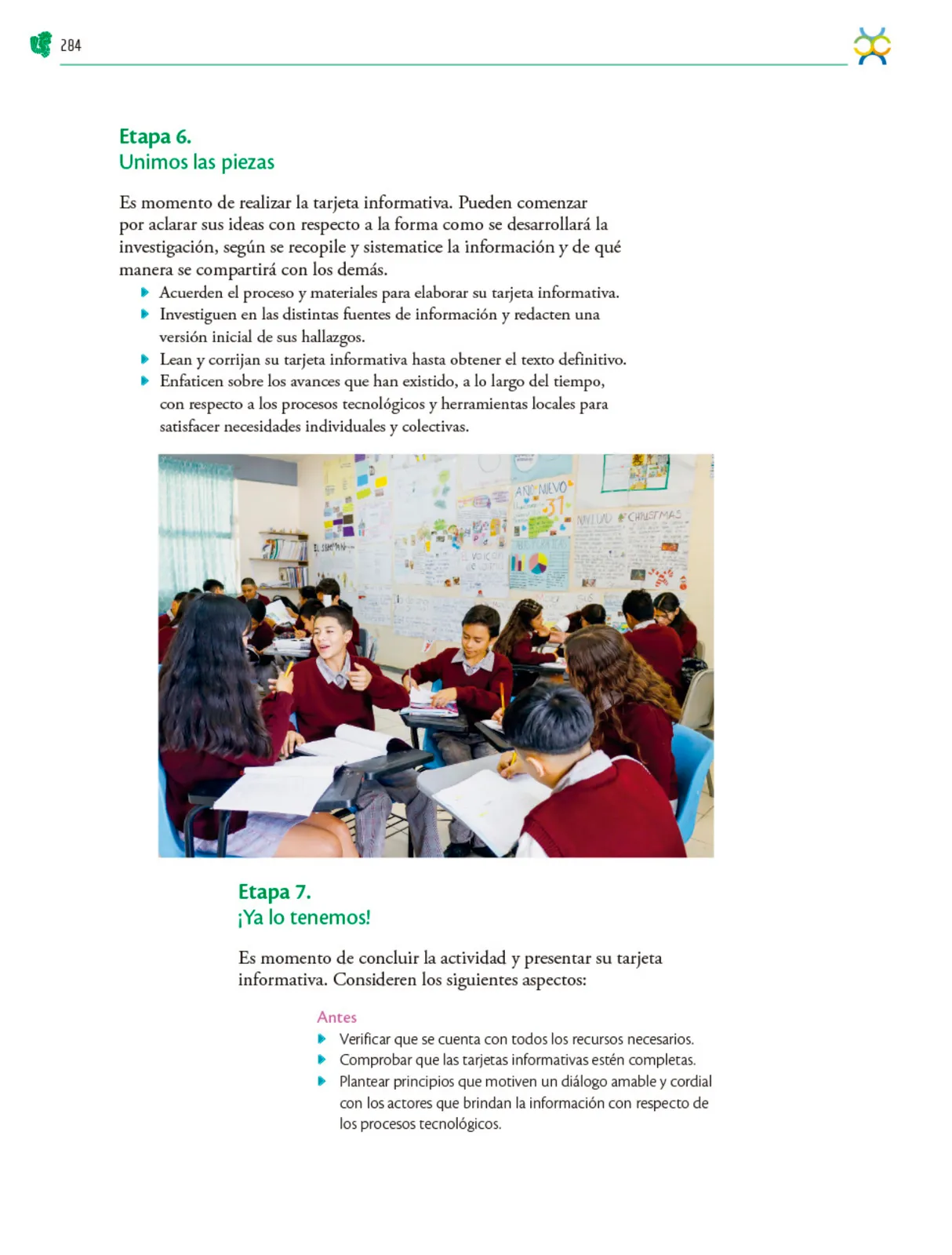 Página 285 de Colección Ximhai. Nuestro libro de Proyectos. Tomo I.   Libro de Educación Telesecundaria Grado 1°  Ciclo Escolar 2025 - 2026