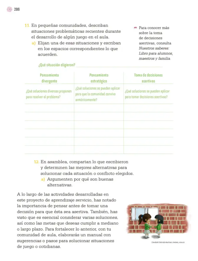 Página 289 de Proyectos de Aula. Libro de Educación Primaria Grado 3° Ciclo Escolar 2025 - 2026