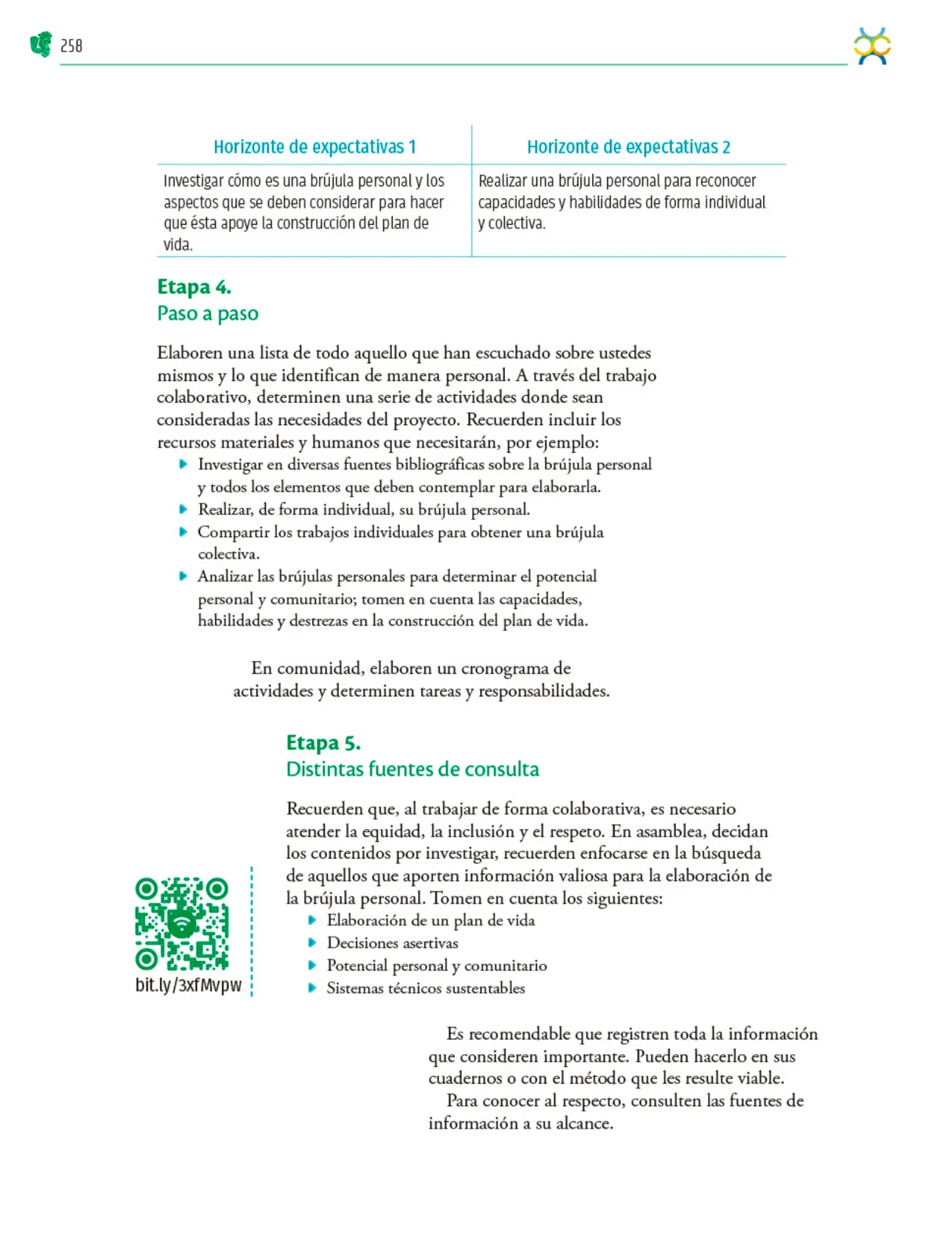 Miniatura página 259 de Colección Sk´asolil. Nuestro libro de Proyectos. Tomo I.    Libro de Educación Telesecundaria Grado 2°  Ciclo Escolar 2025 - 2026