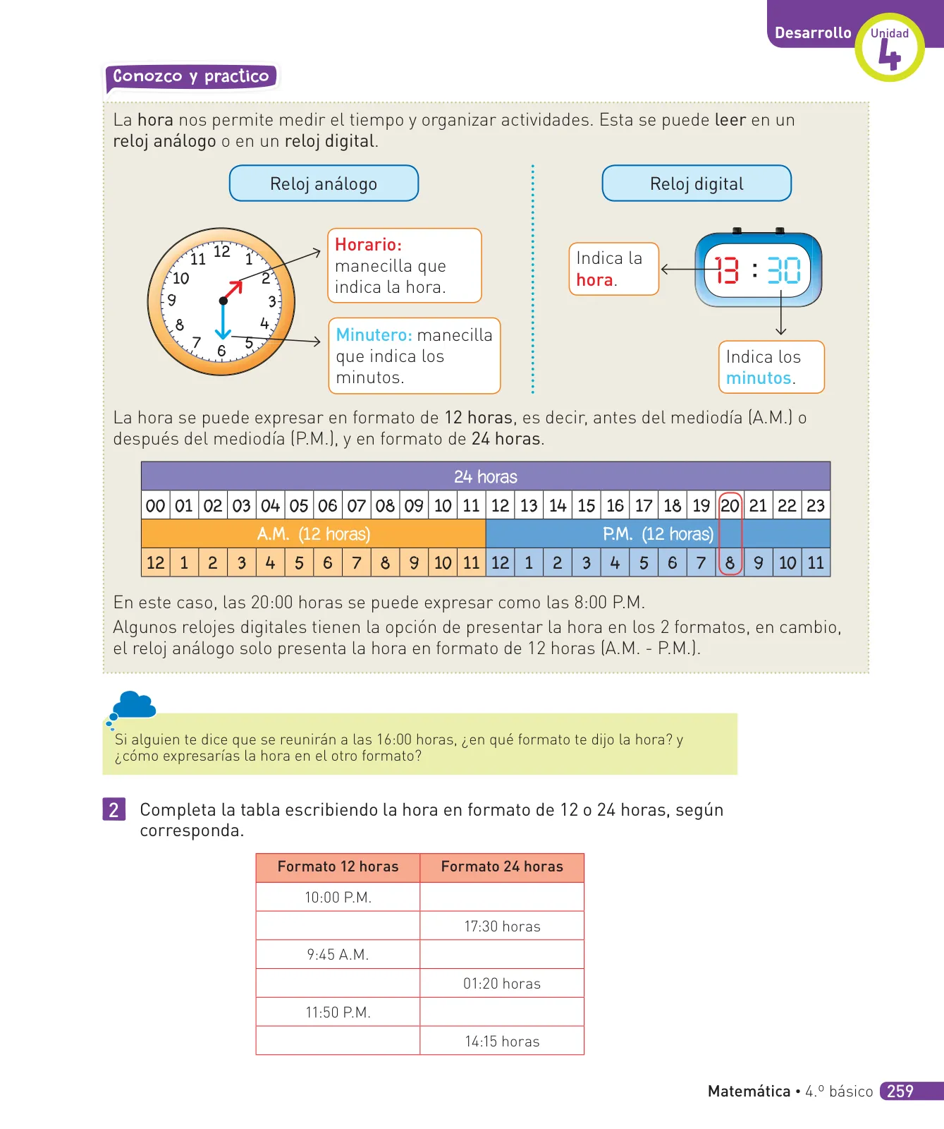 Página 158 de Matemática – Cuarto Básico | Texto del Estudiante MINEDUC – Descargar PDF · 2024