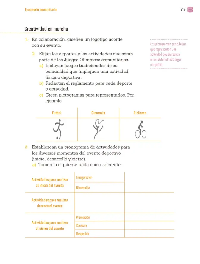 Página 320 de Proyectos Comunitarios. Libro de Educación Primaria Grado 3° Ciclo Escolar 2025 - 2026