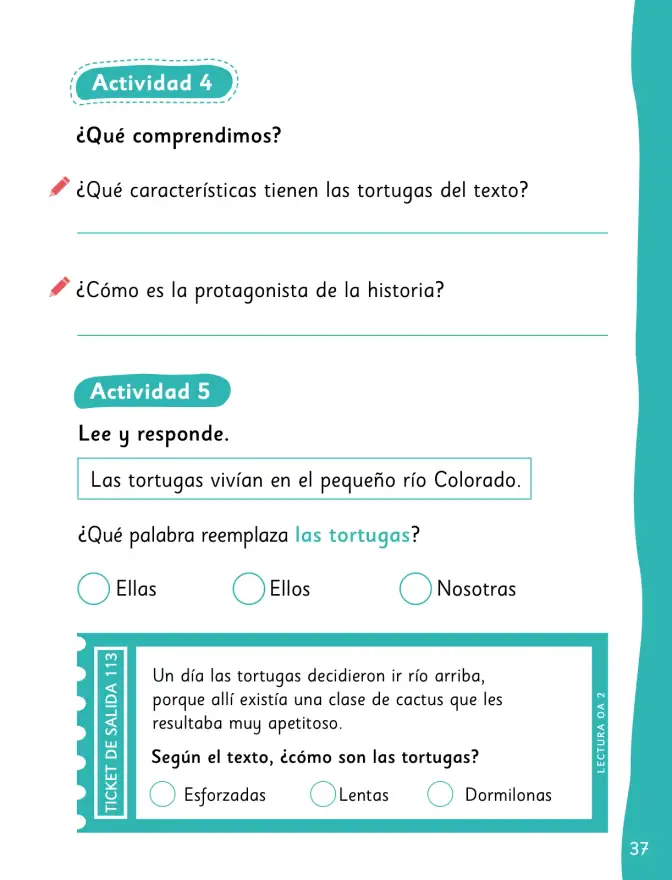 Página 39 de Lenguaje y Comunicación – Segundo Básico – Texto del Estudiante MINEDUC – Descargar PDF · 2024