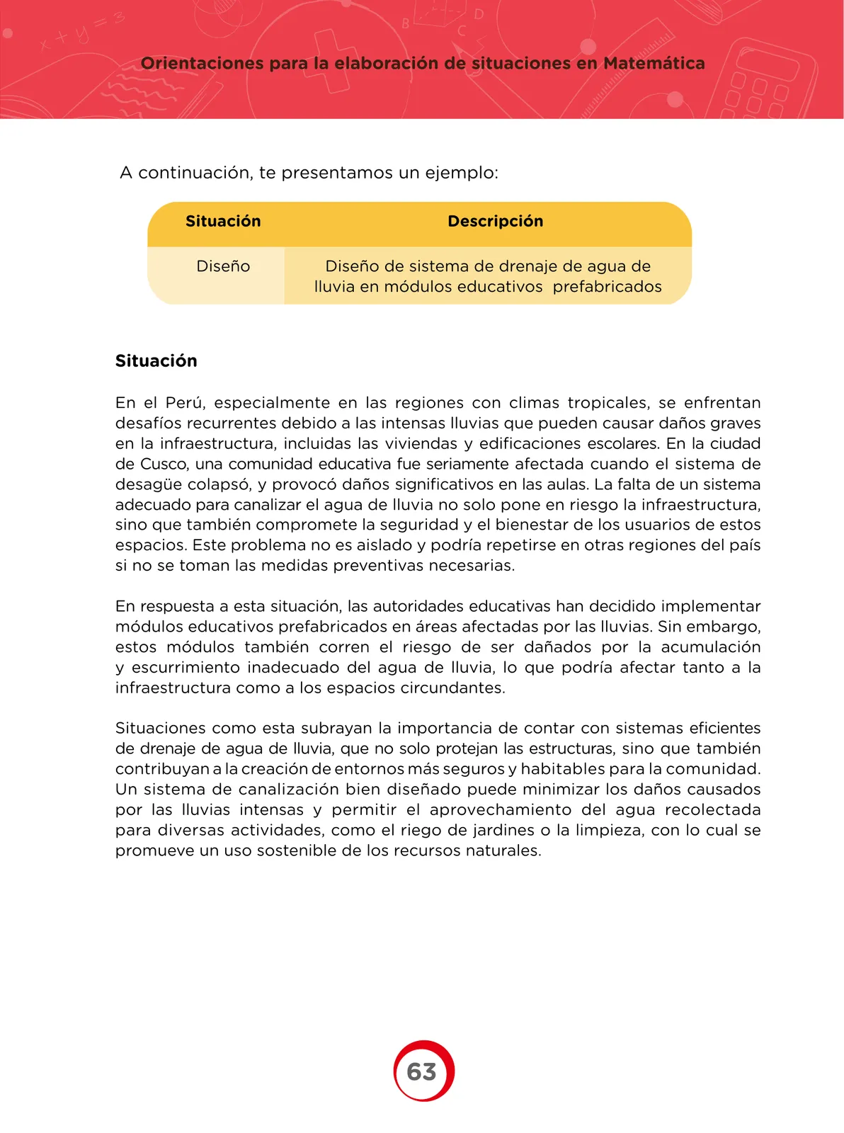 Miniatura página 63 de Orientaciones para la elaboración de situaciones en Matemática · 2024