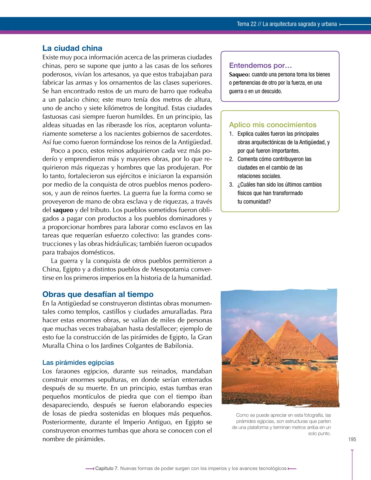 Miniatura página 195 de Ciencias Sociales 6° · Secundaria Activa