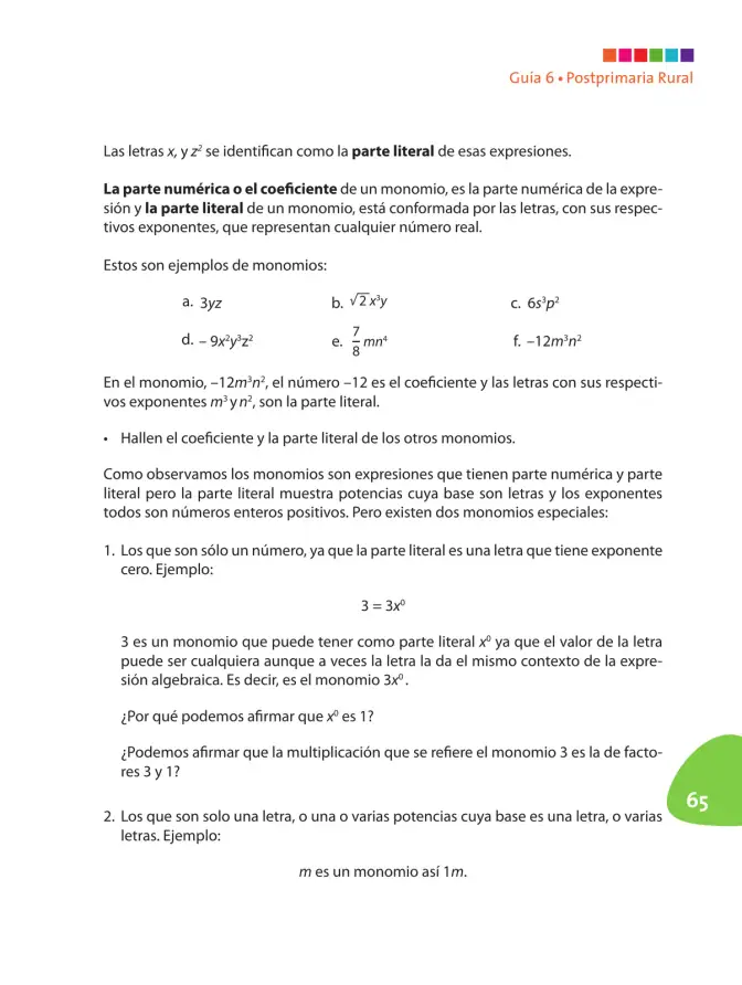 Página 66 de Matematica 8° · Postprimaria