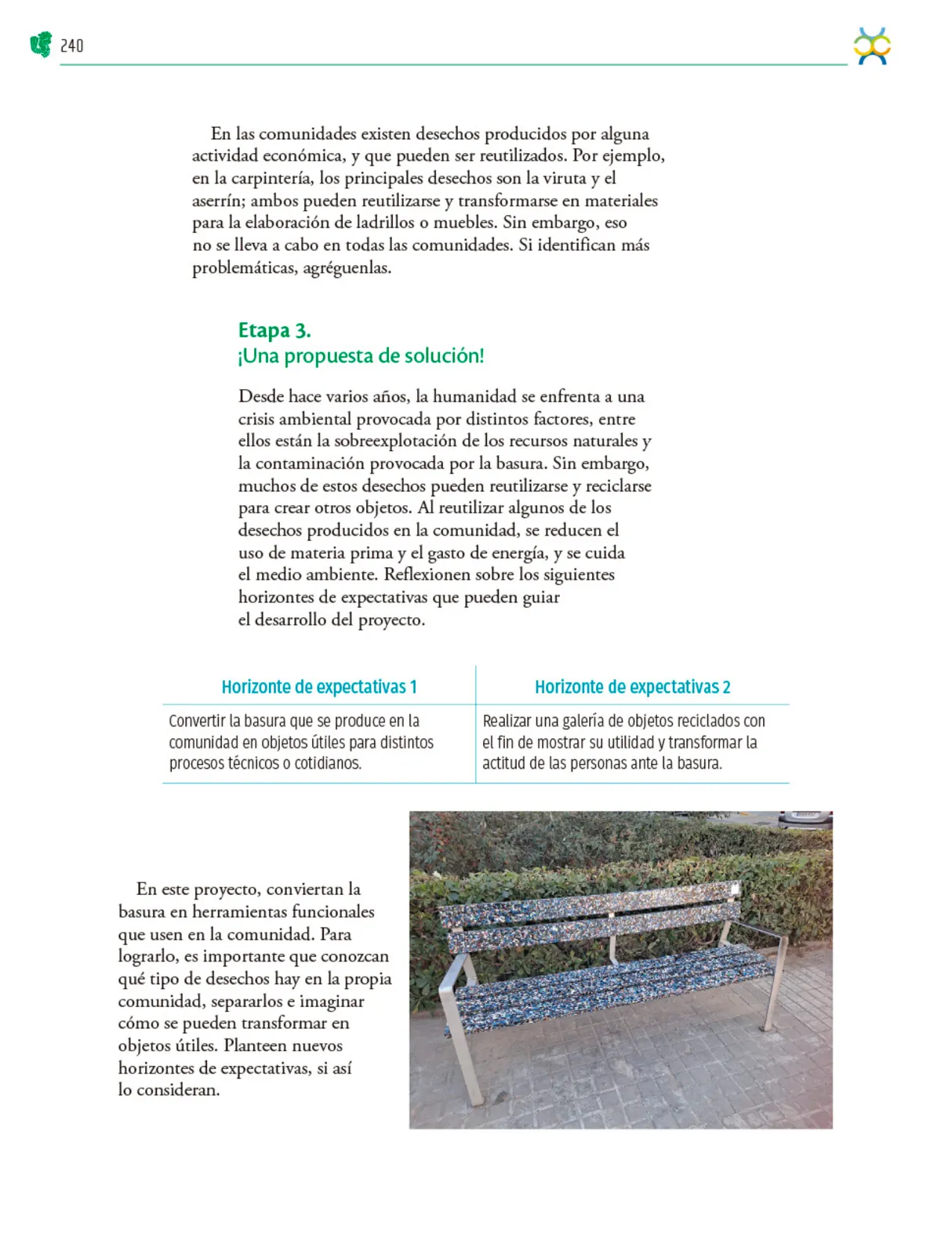 Miniatura página 241 de Colección Sk´asolil. Nuestro libro de Proyectos.  Tomo III.  Libro de Educación Telesecundaria Grado 2°  Ciclo Escolar 2025 - 2026