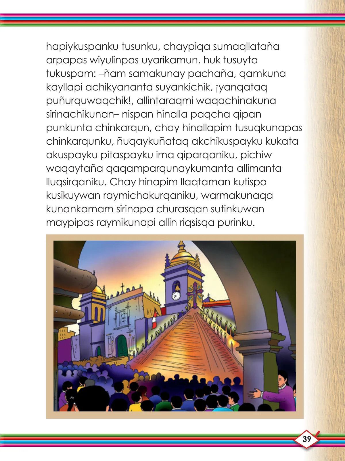 Página 41 de Willakuykuna maytu - Chanka Literatura 1 - 1° Secundaria - Quechua chanka · 2023
