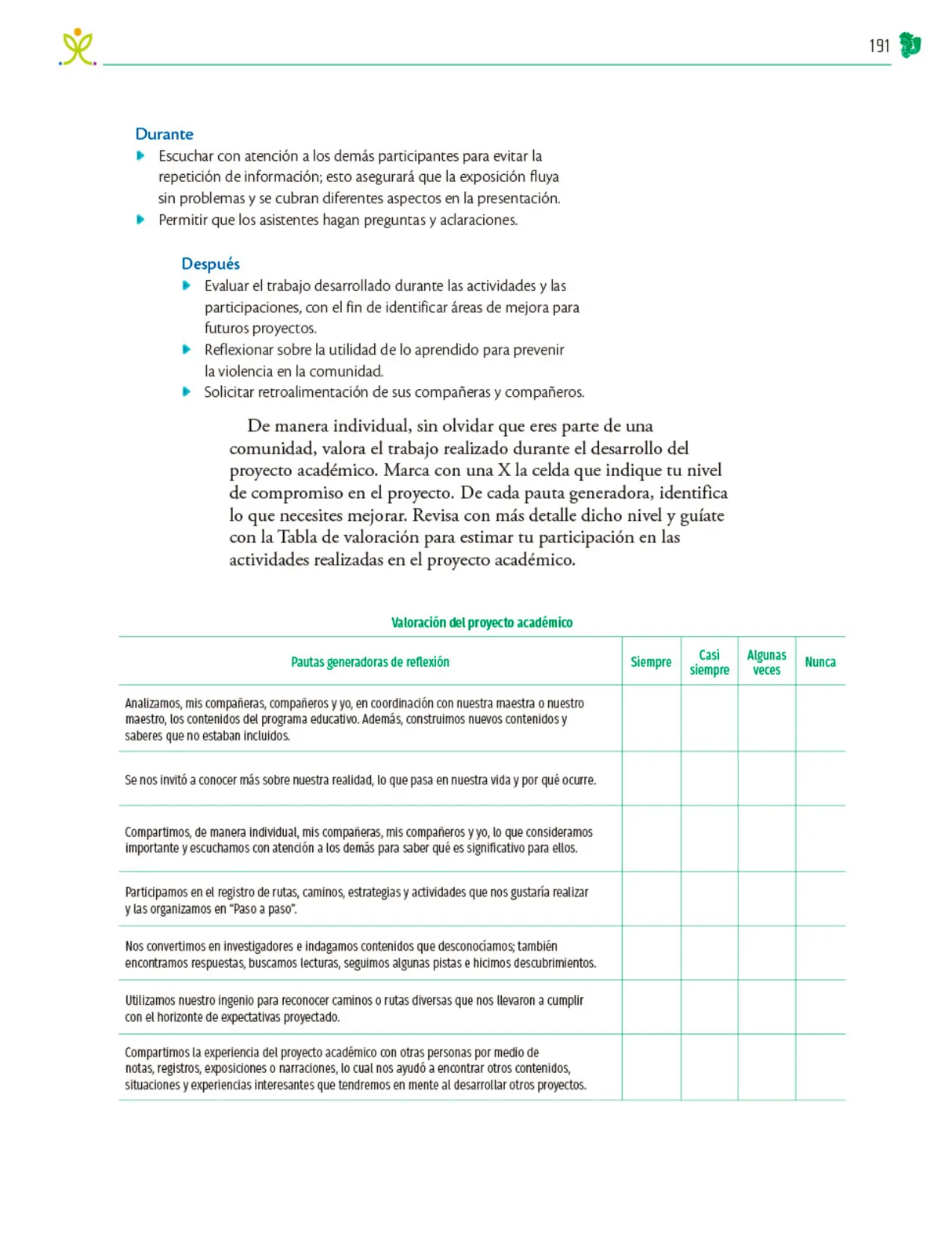 Miniatura página 192 de Colección Nanahuatzin. Nuestro libro de Proyectos.  Tomo III.  Libro de Educación Telesecundaria Grado 3°  Ciclo Escolar 2025 - 2026