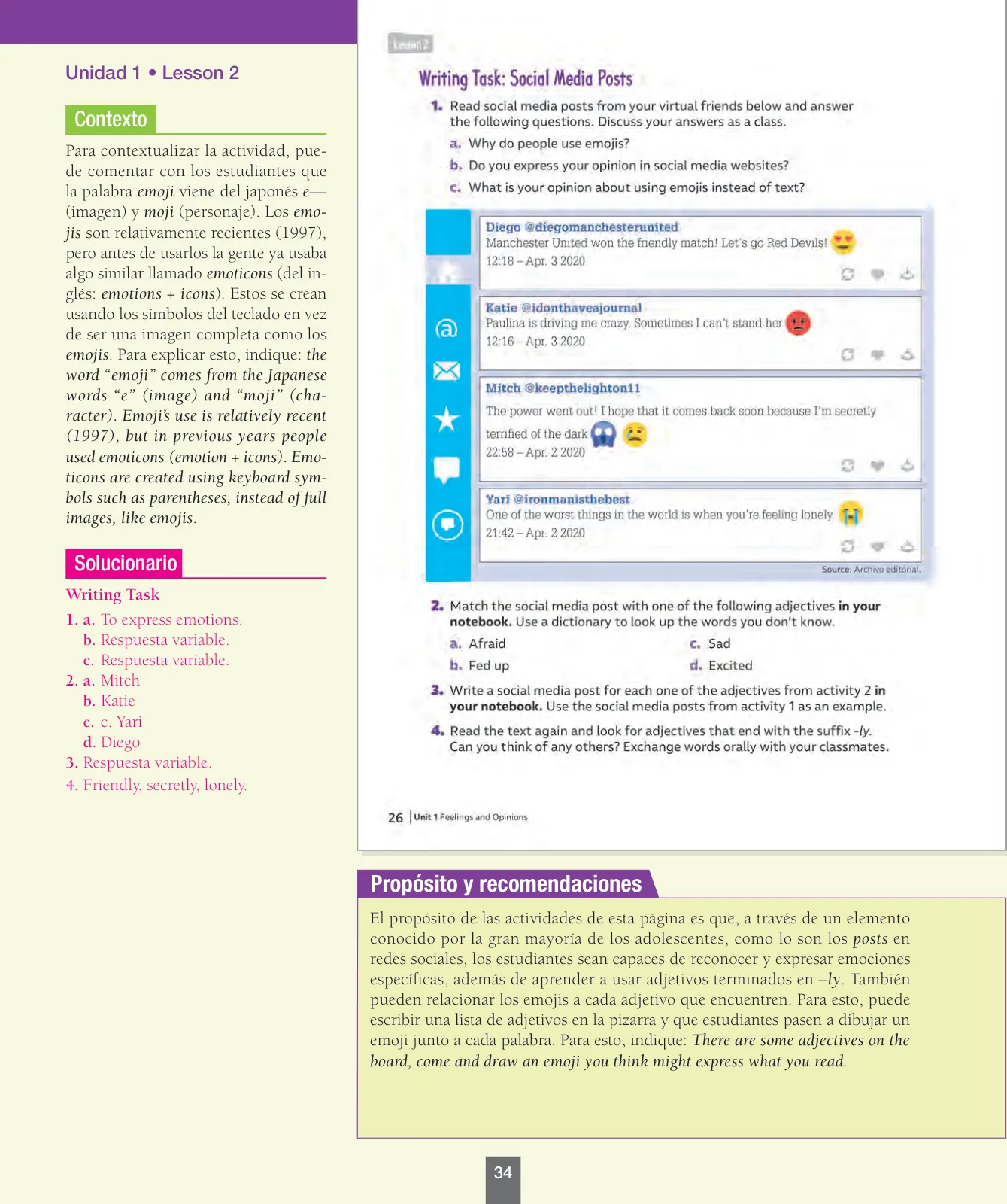 Página 35 de Inglés – Séptimo Básico | Student’s Book MINEDUC – Descargar PDF · 2024