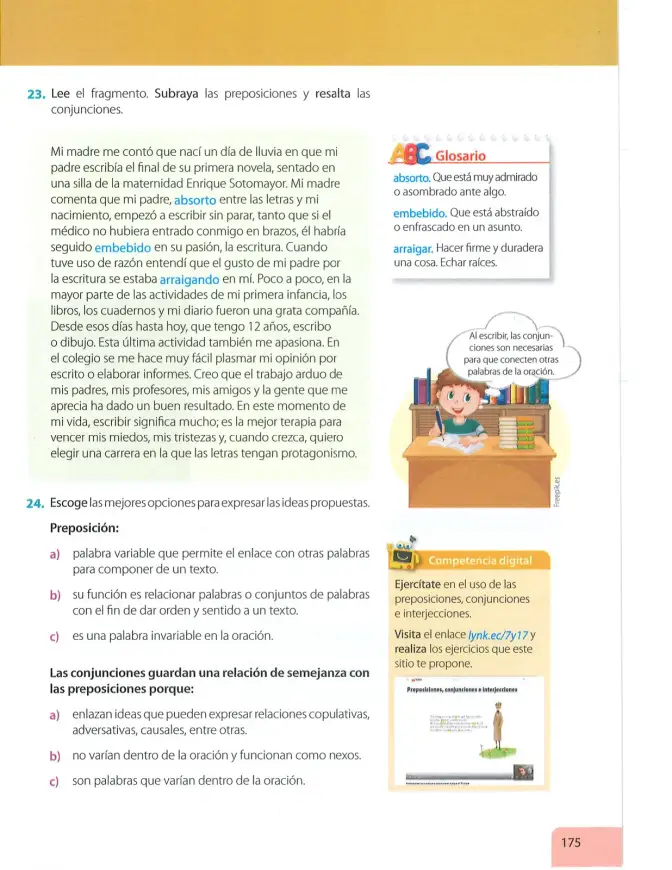Página 176 de Lengua y Literatura 7° · 2025