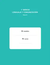 Página de Lenguaje y Comunicación – Primero Básico | Texto del Estudiante MINEDUC – Descargar PDF · 2024