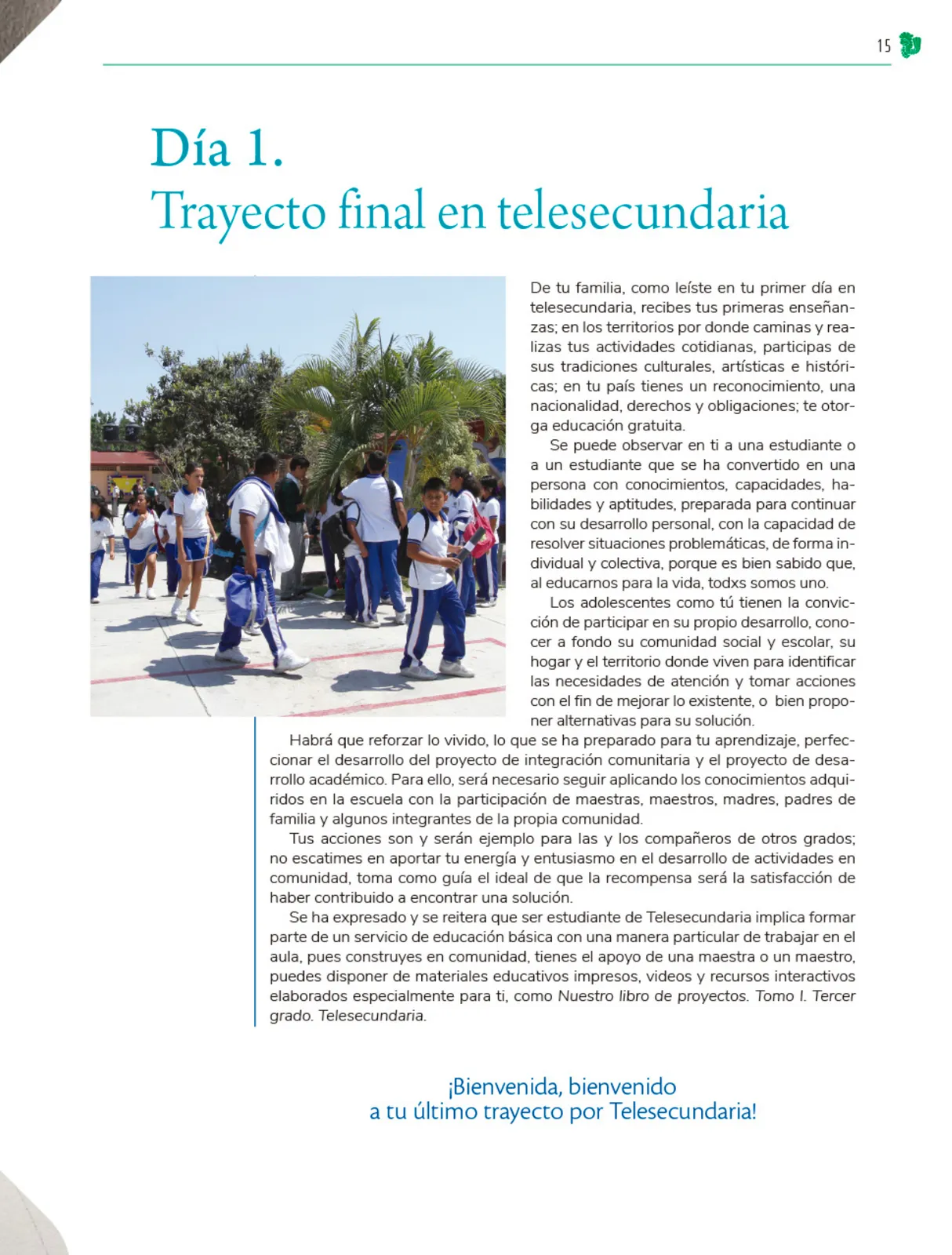 Miniatura página 16 de Colección Nanahuatzin. Nuestro libro de Proyectos. Tomo I.   Libro de Educación Telesecundaria Grado 3°  Ciclo Escolar 2025 - 2026