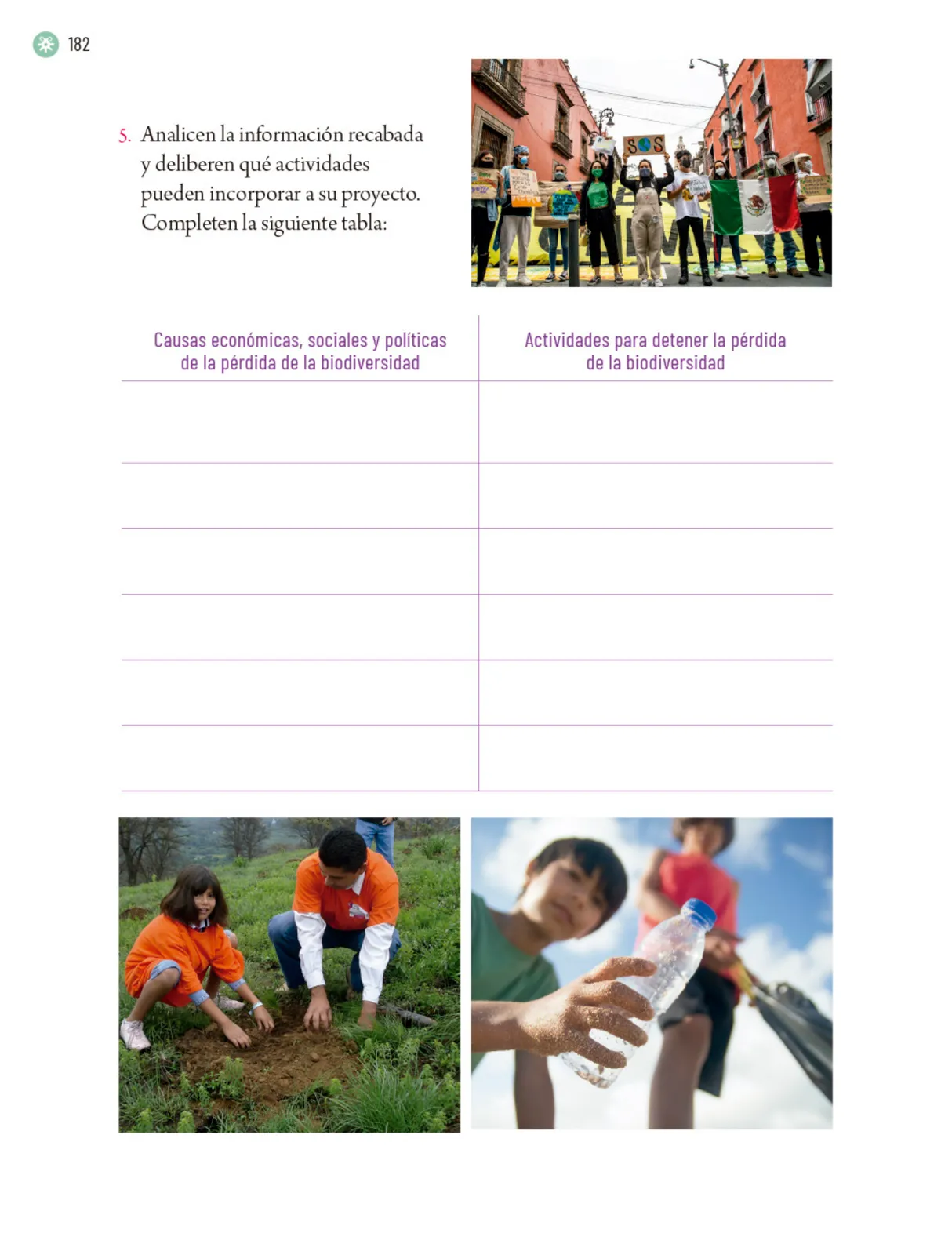 Miniatura página 185 de Proyectos Escolares.   Libro de Educación Primaria Grado 5°  Ciclo Escolar 2025 - 2026
