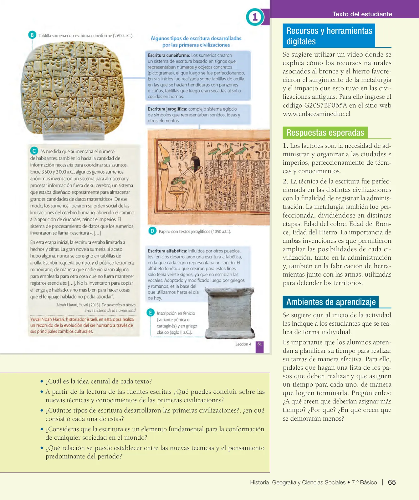 Miniatura página 66 de Historia, Geografía y Ciencias Sociales – Séptimo Básico | Texto del Estudiante MINEDUC – Descargar PDF · 2024