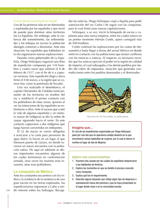 Página 218 de Ciencias Sociales 7° · Secundaria Activa