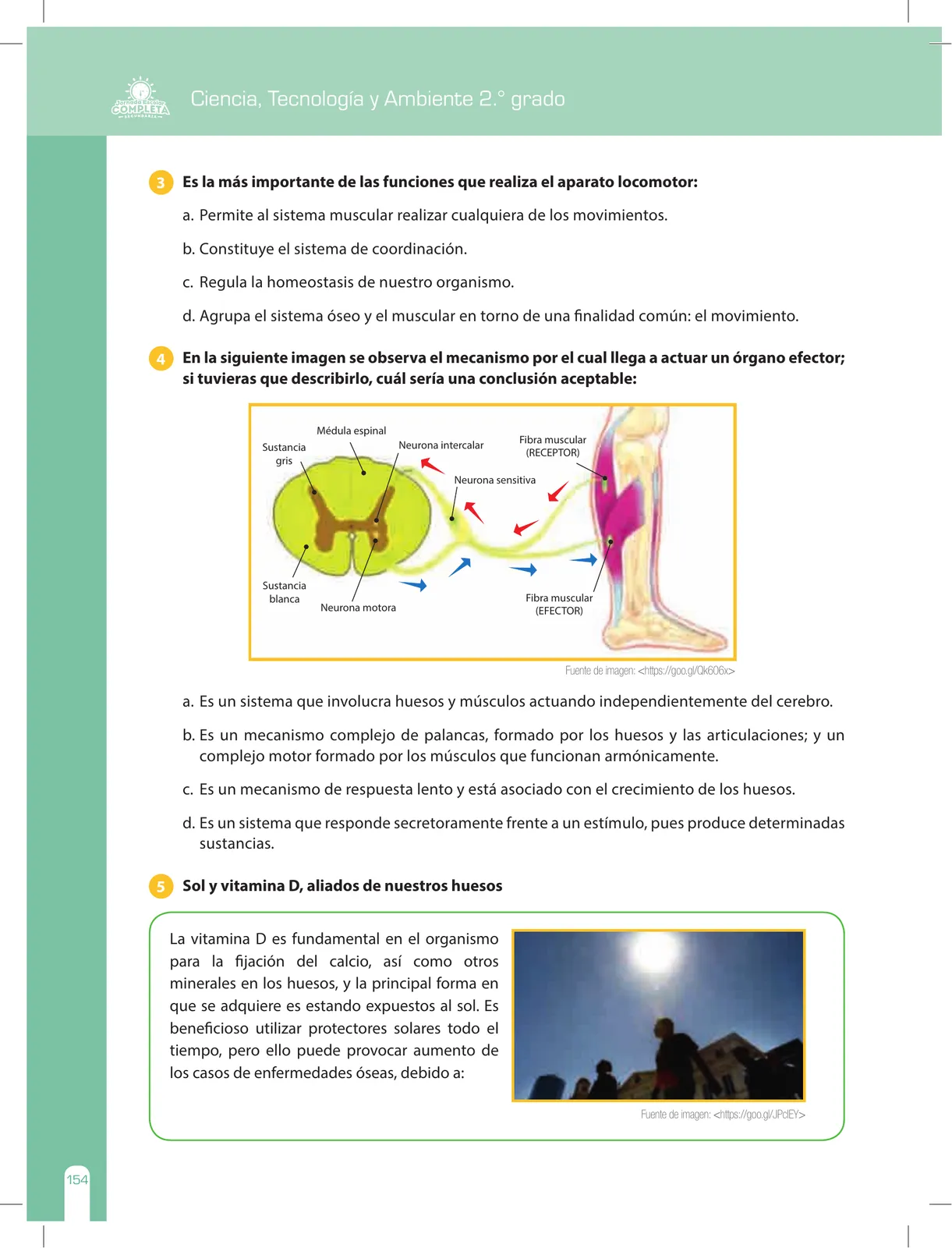 Miniatura página 154 de Ciencia, Tecnología y Ambiente 2 : cuaderno de reforzamiento pedagógico - JEC · 2016