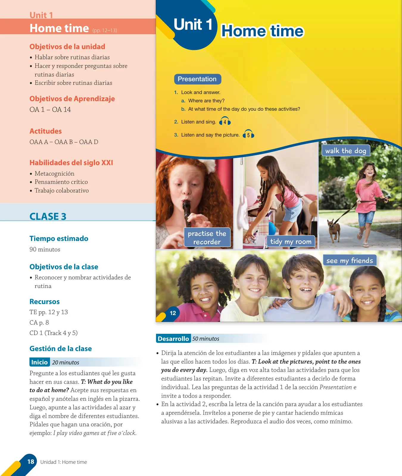 Miniatura página 20 de Inglés – Quinto Básico | Texto del Estudiante MINEDUC – Descargar PDF · 2024