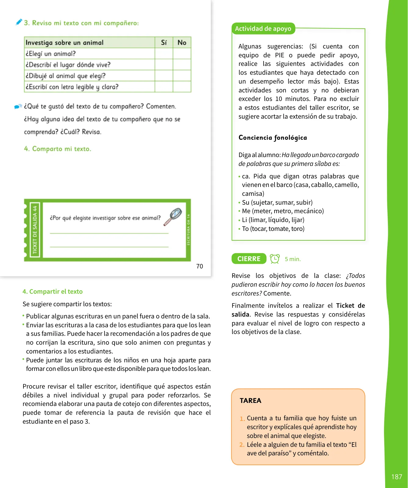 Miniatura página 188 de Lenguaje y Comunicación – Segundo Básico – Texto del Estudiante MINEDUC – Descargar PDF · 2024