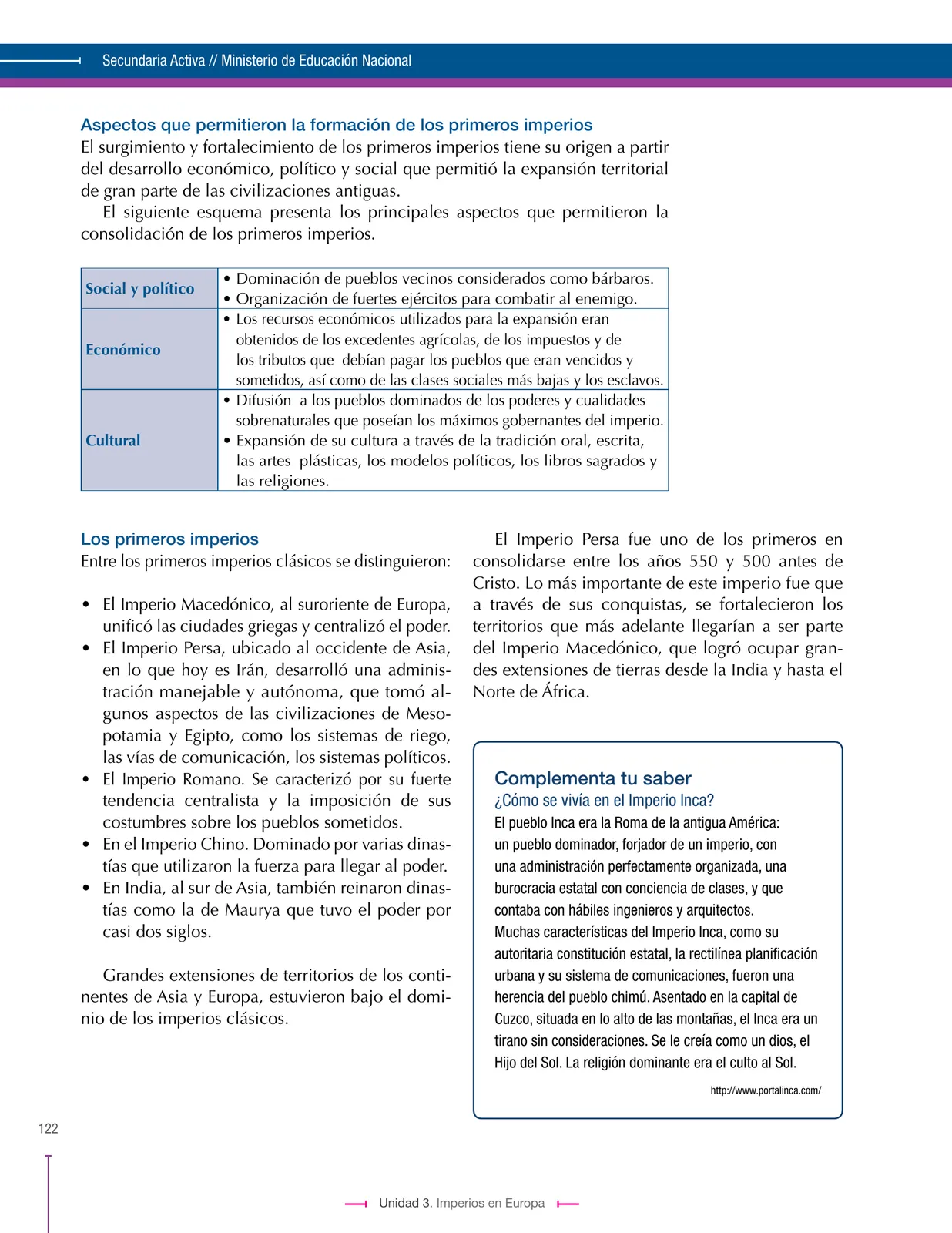 Miniatura página 122 de Ciencias Sociales 7° · Secundaria Activa