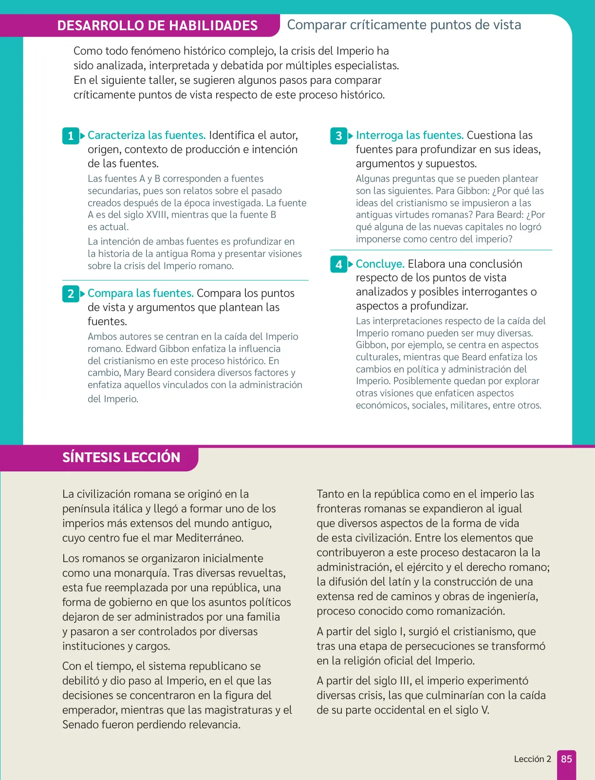 Miniatura página 87 de Historia, Geografía y Ciencias Sociales – Séptimo Básico | Texto del Estudiante MINEDUC – Descargar PDF · 2024