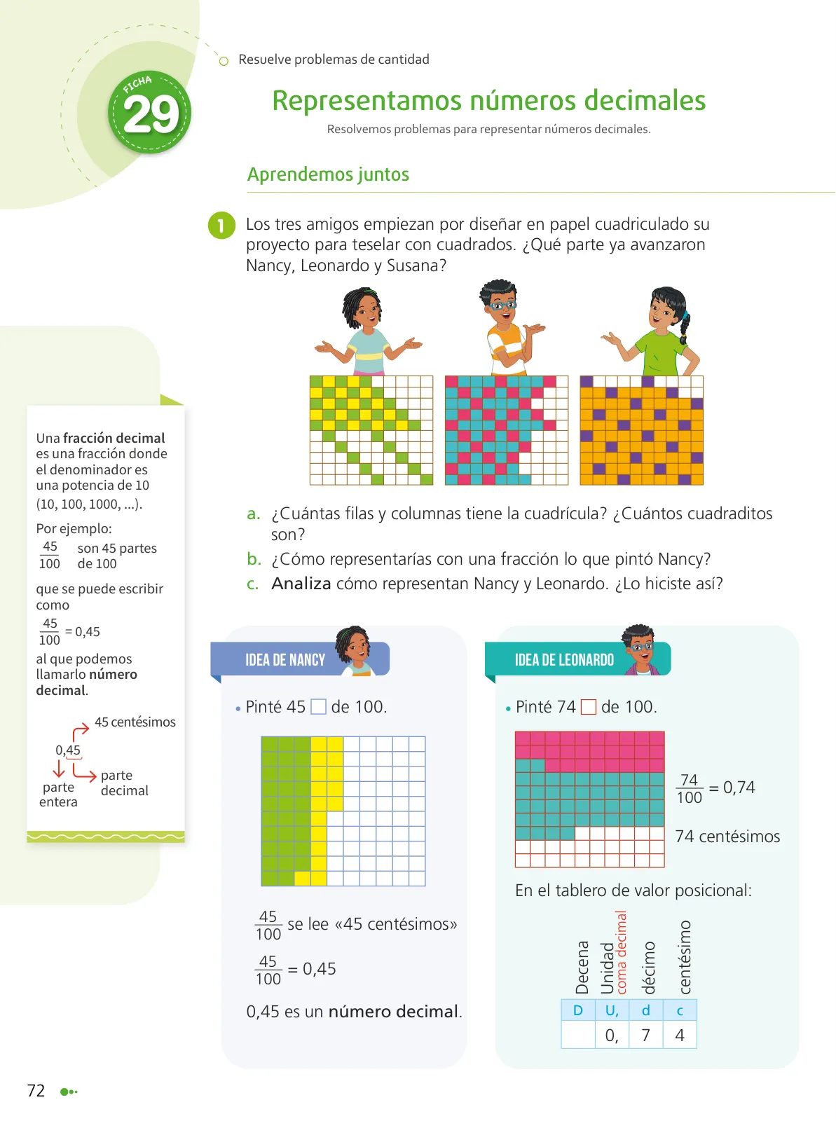 Página 74 de Texto de Matemática 6. Sexto grado de Primaria · 2024