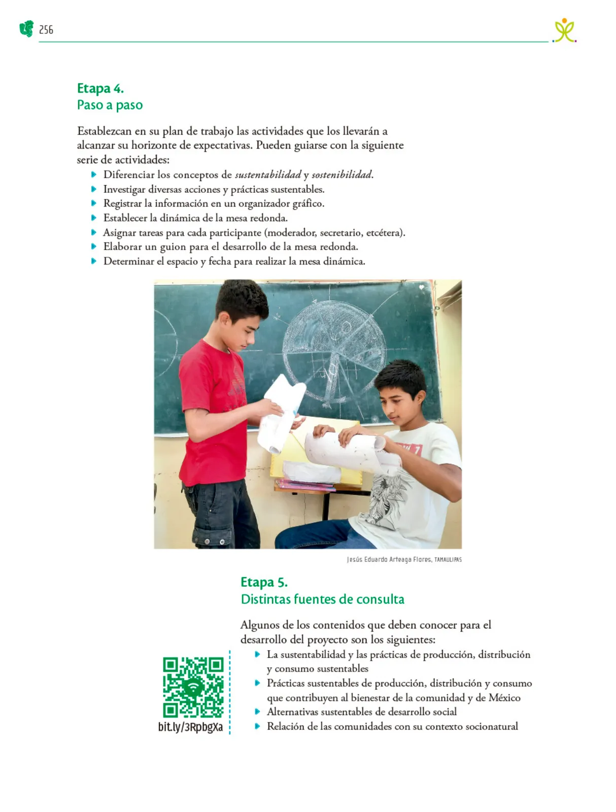 Miniatura página 257 de Colección Ximhai. Nuestro libro de Proyectos. Tomo I.   Libro de Educación Telesecundaria Grado 1°  Ciclo Escolar 2025 - 2026