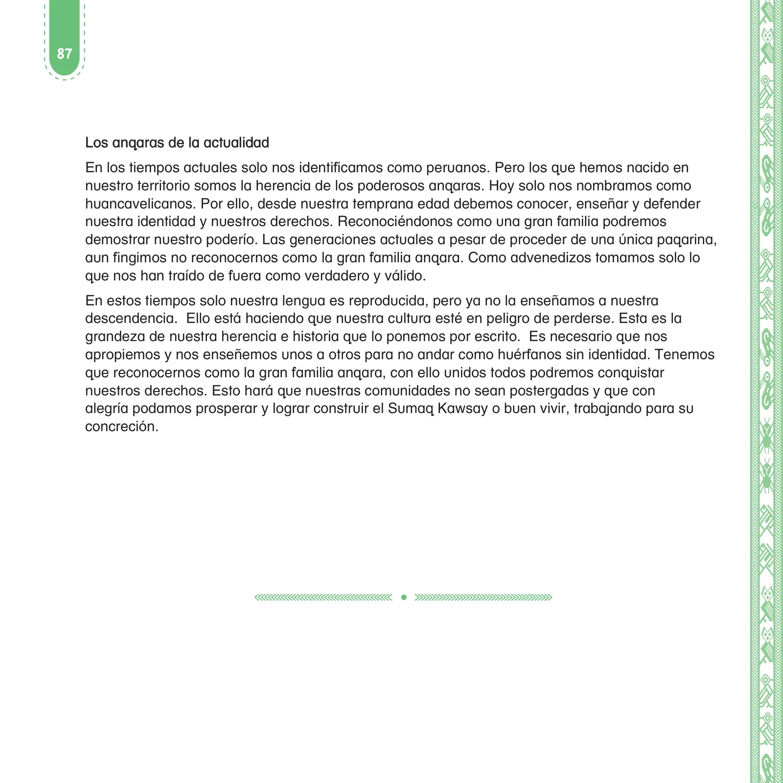 Miniatura página 89 de Anqarakunapa kawsakuyninmanta. Literatura 2 - 4° Primaria - Quechua chanka · 2023