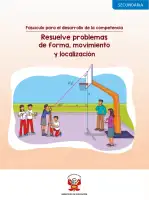 Portada de Fascículo para el desarrollo de competencia Resuelve problemas de forma, movimiento y localización · 2024