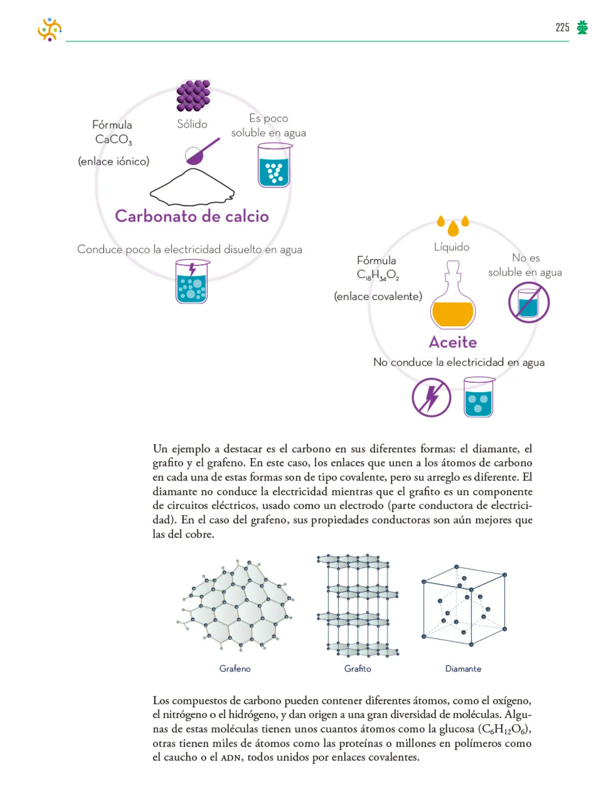 Página 226 de Colección Nanahuatzin. Saberes y pensamiento científico. Libro de Educación Telesecundaria Grado 3° Ciclo Escolar 2025 - 2026
