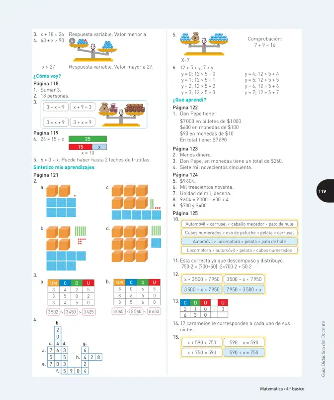 Página 308 de Matemática – Cuarto Básico | Texto del Estudiante MINEDUC – Descargar PDF · 2024