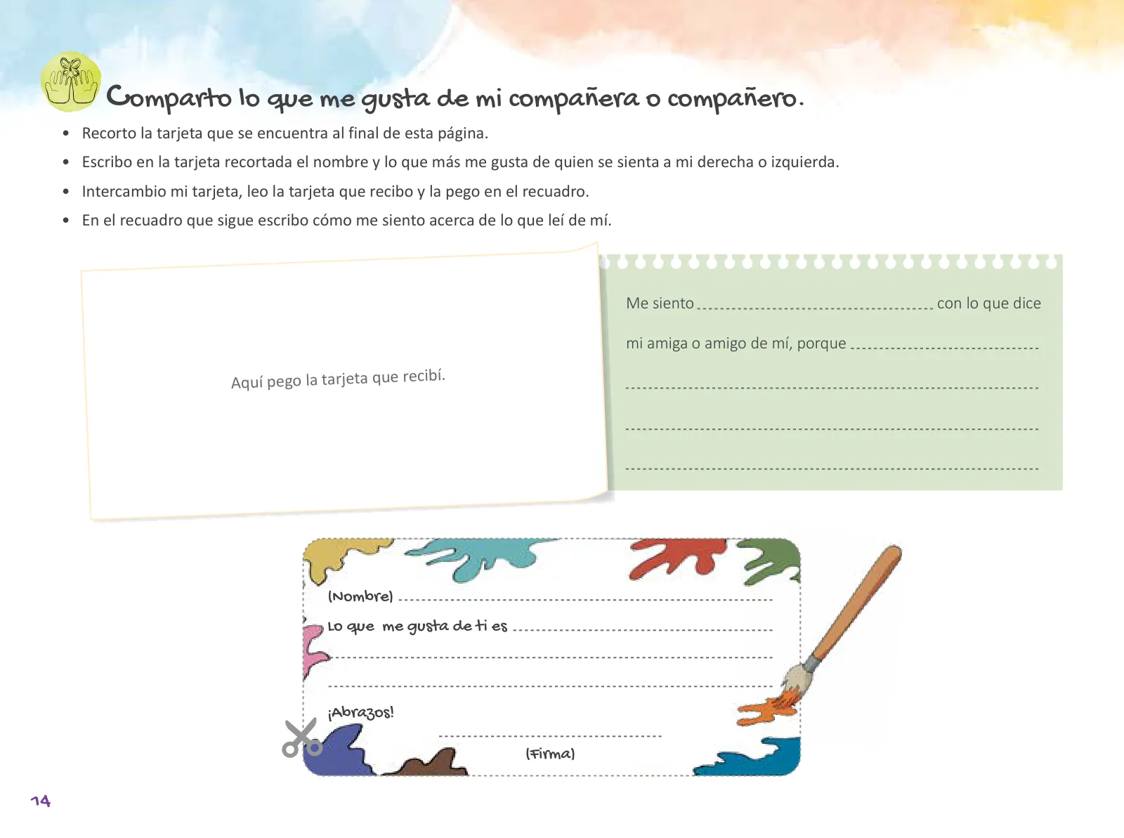Miniatura página 16 de Cuadernillo de Tutoría 3 : tercer grado de Educación Primaria · 2021
