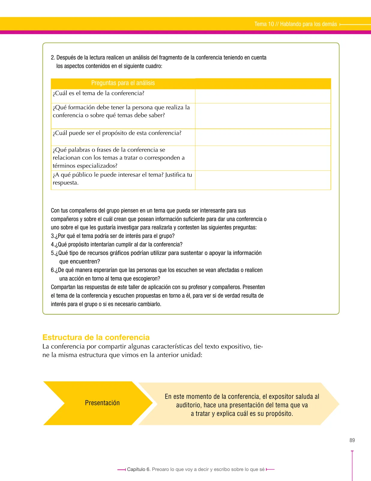Página 89 de Lenguaje 7° · Secundaria Activa